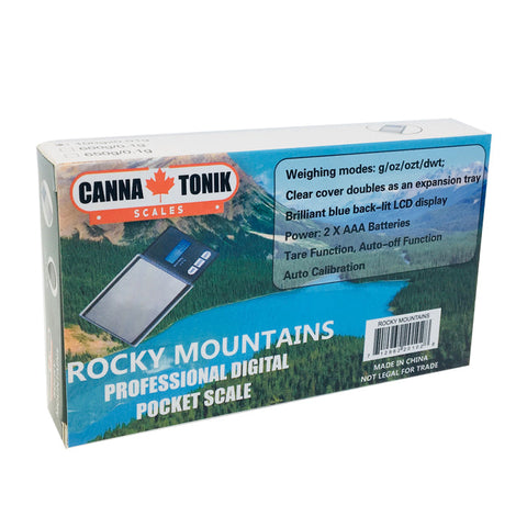 Black Cannatonik Rocky Mountains Double Digit Scale