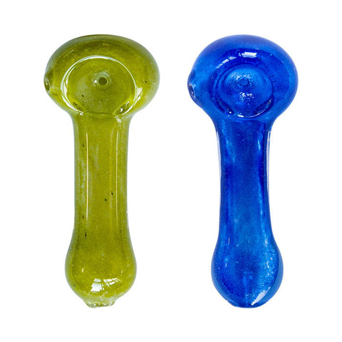 Assorted Frit Design Colored Glass Pipe