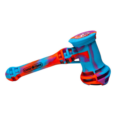 Cannatonik Silicone Orange Hammer Pipe