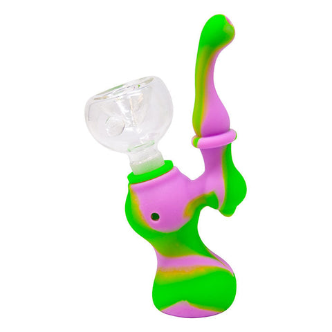 Cannatonik Green Mini Silicone Bubbler