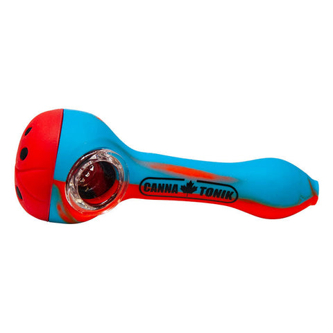 Cannatonik Ladybug Silicone Blue Hand Pipe