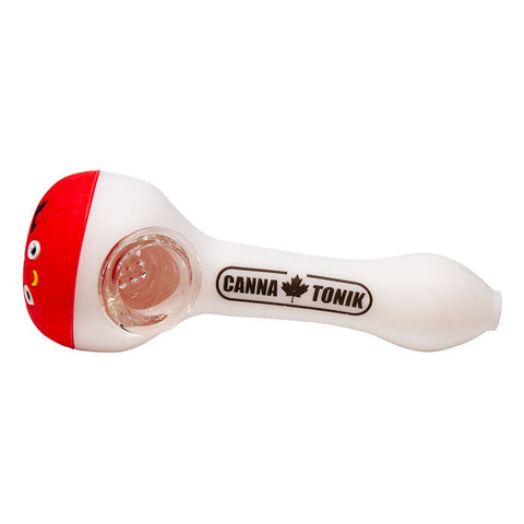 Cannatonik Ladybug Silicone White Hand Pipe