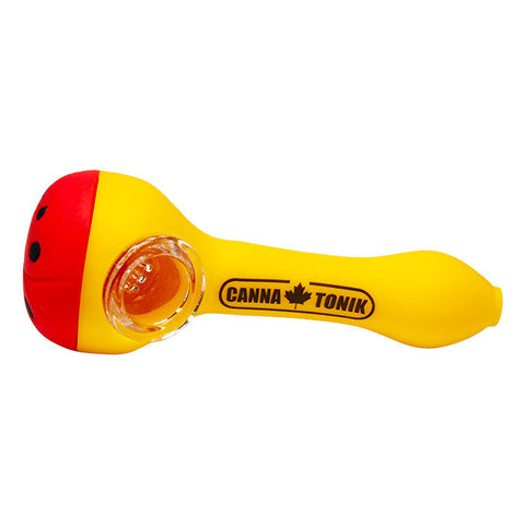 Cannatonik Ladybug Silicone Yellow Hand Pipe