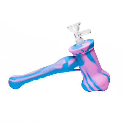 Blue Cannatonik Silicone Hammer pipe