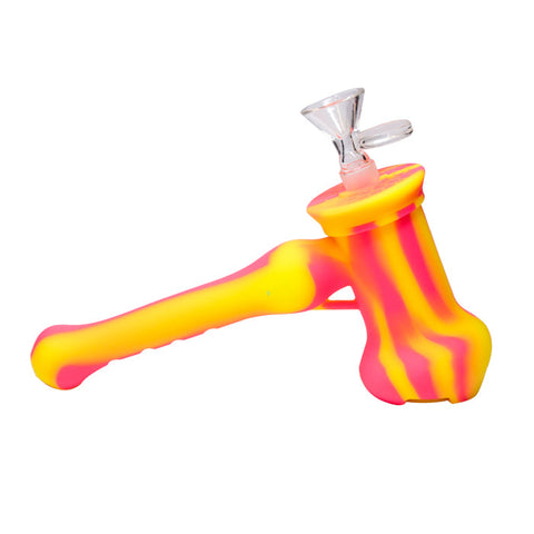 Yellow Cannatonik Silicone Hammer pipe