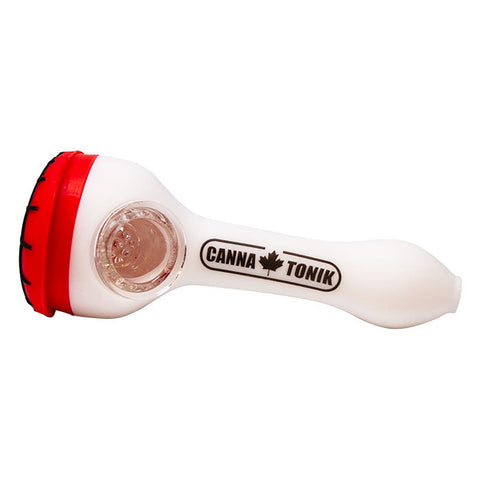 Cannatonik Spider Man Silicone Red Hand Pipe