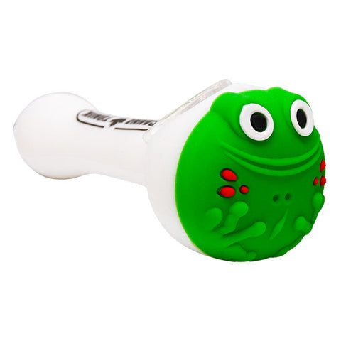 Cannatonik Frog Silicone White Hand Pipe