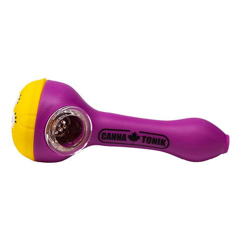 Cannatonik Spongebob Silicone Purple Hand Pipe