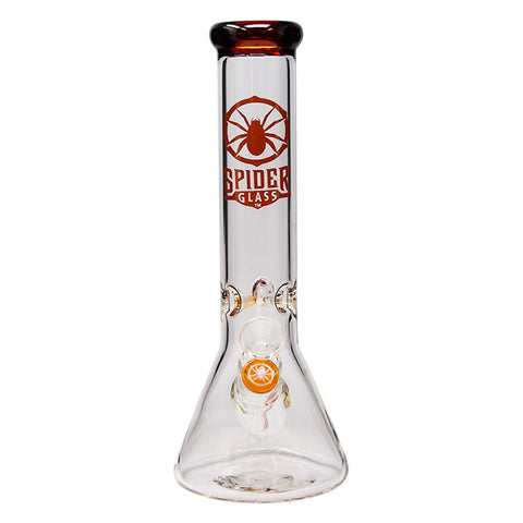 Amber Spider Glass Bong 12 Inches