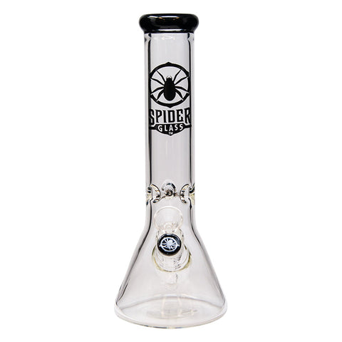 Black Spider Glass Bong 12 Inches