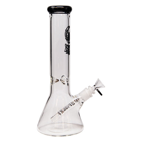 Black Spider Glass Bong 12 Inches