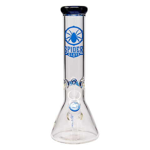 Blue Spider Glass Bong 12 Inches