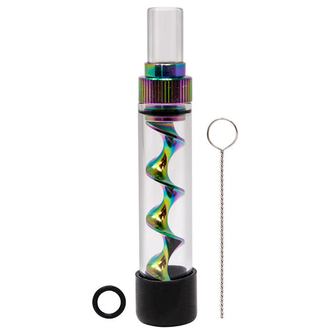 Rainbow V12 Mini Twisty Glass Blunt Pipe