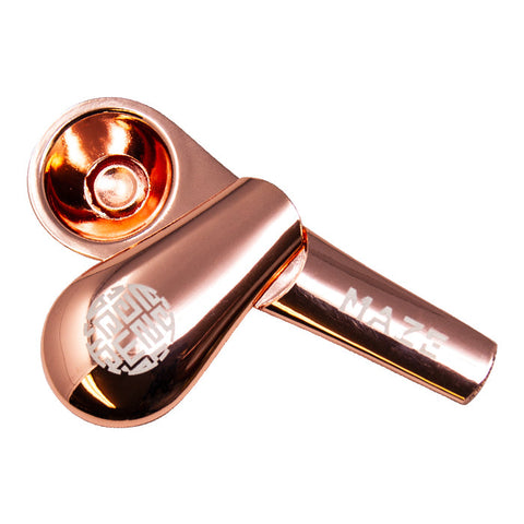 Rose Gold Maze Magnetic Slider Pipe 4 inches