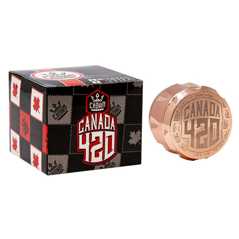 Crown Rose Gold Canada 420 Grinder