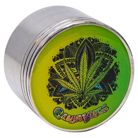 Weed Leaf Ganjavibes Aluminium 56Mm Grinder