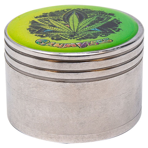 Weed Leaf Ganjavibes Aluminium 56Mm Grinder