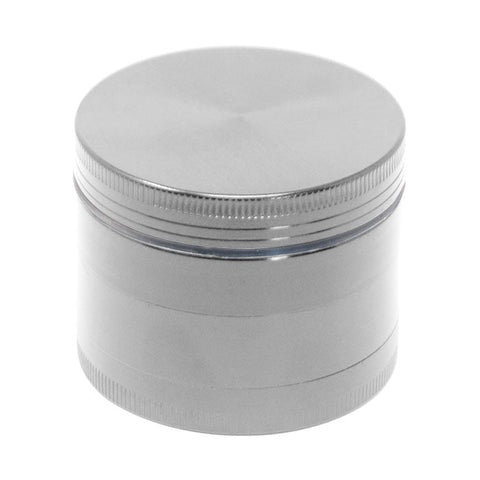 Silver Plain Aluminium Grinder 56MM