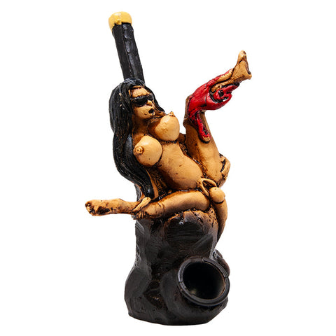 Bad Girl Polyresin Pipe