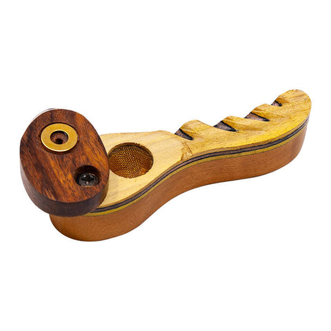 Dark Color Wooden Flip Pipe 3.5 Inches