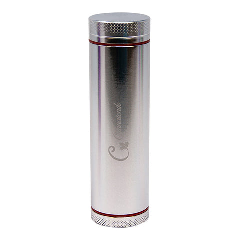 Cannatonik 3 In 1 Silver Grinder Dugout Stash