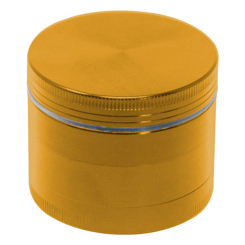 Golden  Plain Aluminium Grinder 56MM