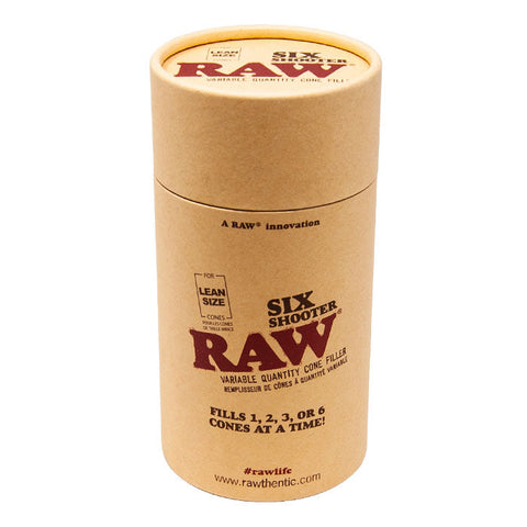 Raw Six Shooter Cone Filler Lean Size