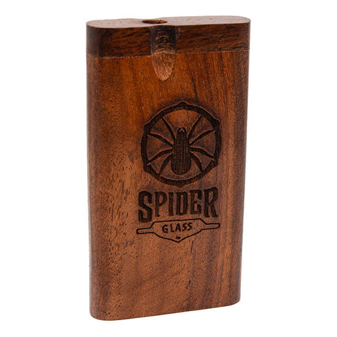 Spider Glass Wooden Dugout 4 Inches