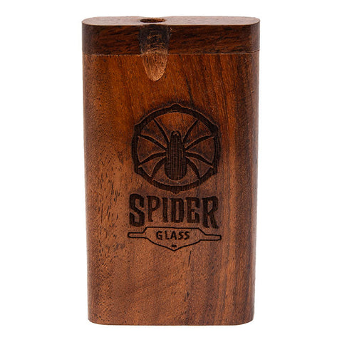 Spider Glass Wooden Dugout 4 Inches