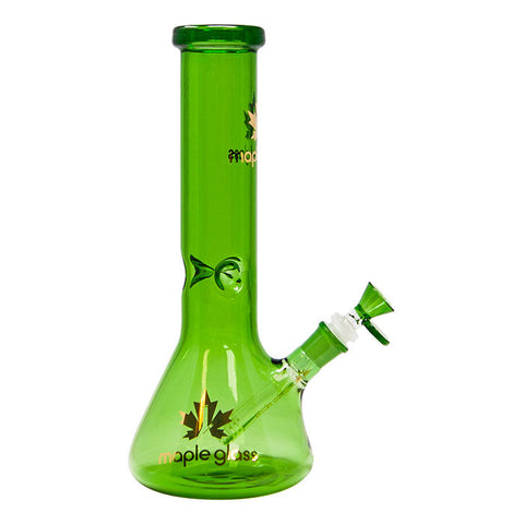 Maple Glass Green Color Beaker Bong 12 Inches