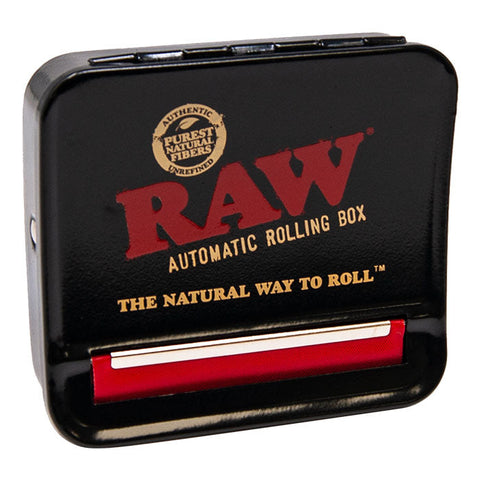 RAW Black Adjustable Automatic Rolling Box 70mm Single Wide