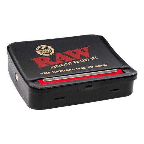 RAW Black Adjustable Automatic Rolling Box 70mm Single Wide