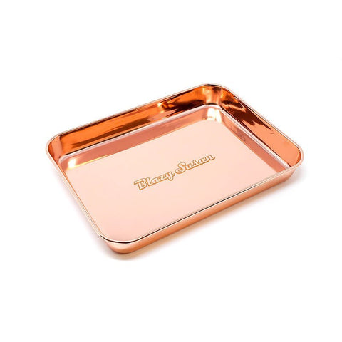 Blazy Susan Rose Gold Rolling Tray