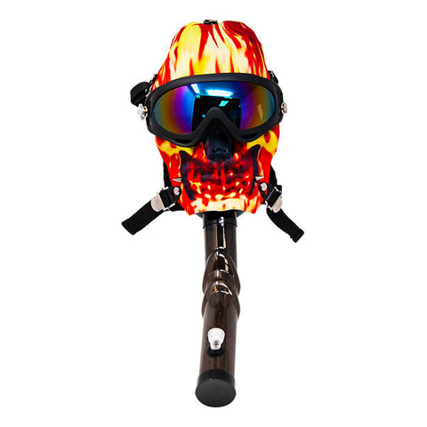 Toke While Skiing Fiery Ice Mask