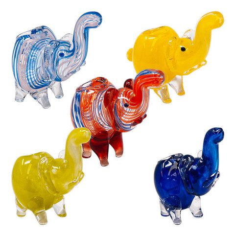 Small Elephant Glass Pipe 2.5 Inches