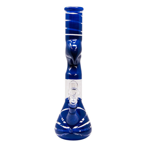 12 Inches Blue Kink Percolated Zong Bong