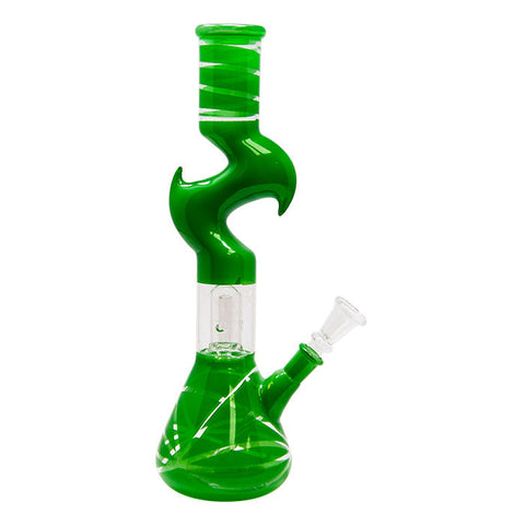 12 Inches Green Kink Percolated Zong Bong