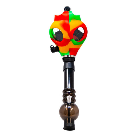 Rasta Colored Mask Bong