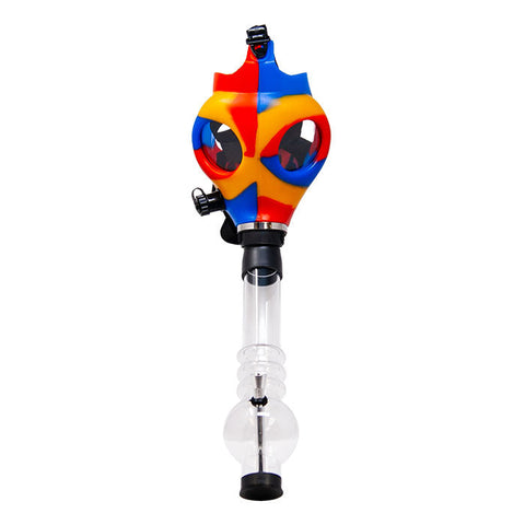 Multi Colored Mask Bong