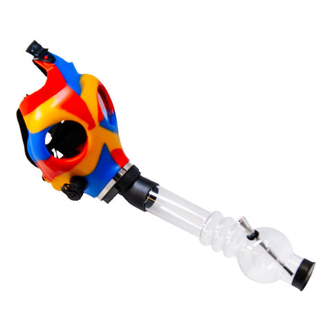 Multi Colored Mask Bong