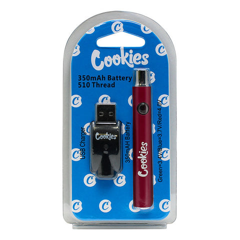 510 RED COOKIES 350 MAH BATTERY