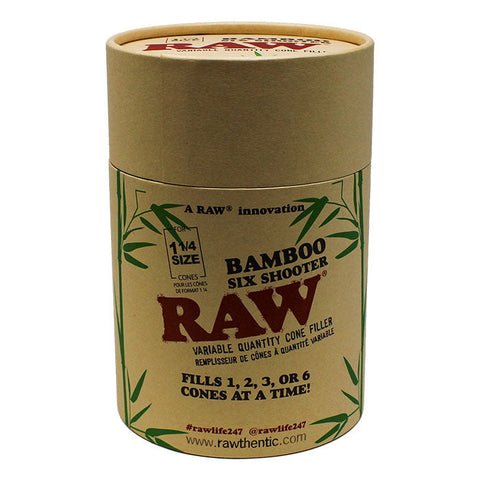 Raw Bamboo Six Shooter Cone Filler 1.25