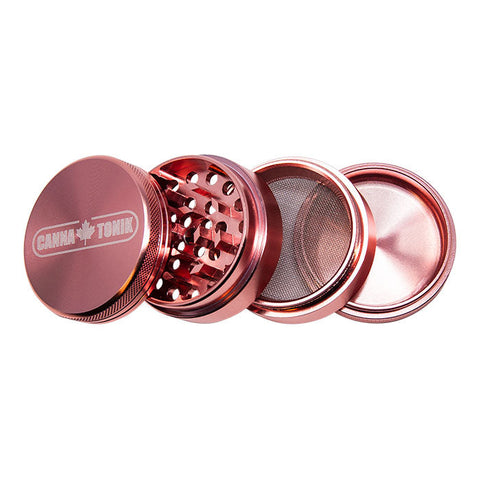 CANNATONIK ANODIZED ALUMINIUM GRINDER 50 MM PINK