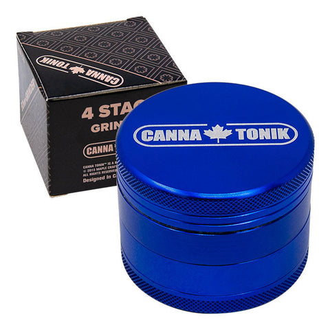 CANNATONIK ANODIZED ALUMINIUM GRINDER 50 MM BLUE