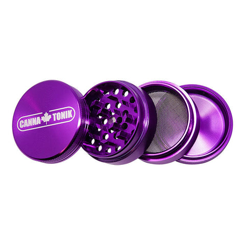 CANNATONIK ANODIZED ALUMINIUM GRINDER 50 MM PURPLE