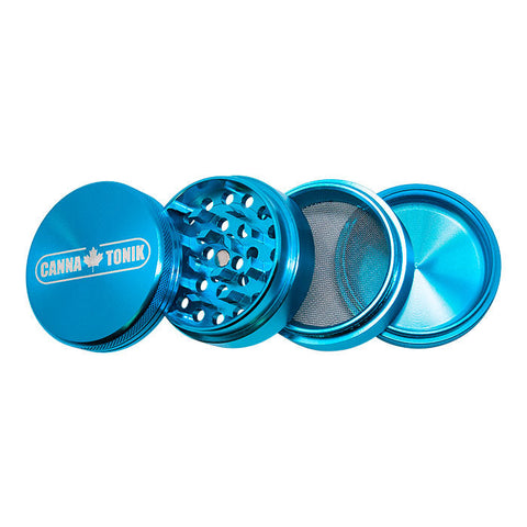 CANNATONIK ANODIZED ALUMINIUM GRINDER 50 MM LIGHT BLUE