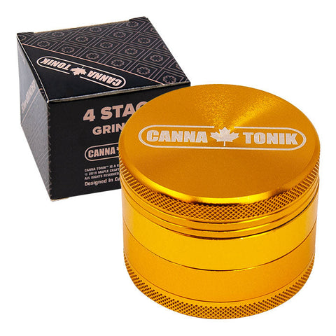 CANNATONIK ANODIZED ALUMINIUM GRINDER 50 MM GOLD