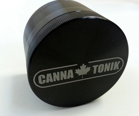 CANNATONIK ANODIZED ALUMINIUM GRINDER 40MM BLACK