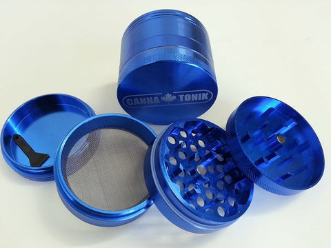 CANNATONIK ANODIZED ALUMINIUM GRINDER 40MM BLUE