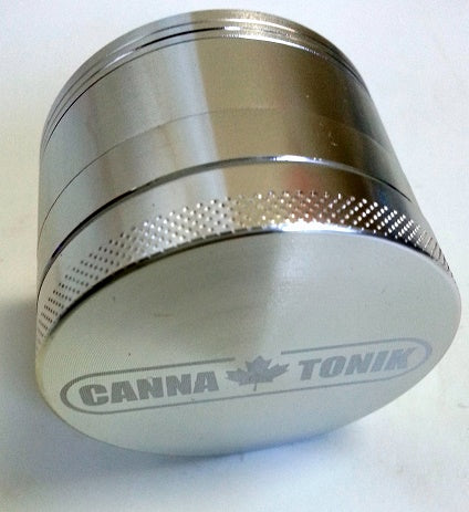 CANNATONIK ANODIZED ALUMINIUM GRINDER 40MM SILVER